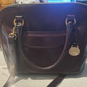 Brahim Merlot handbag or Crossbody.